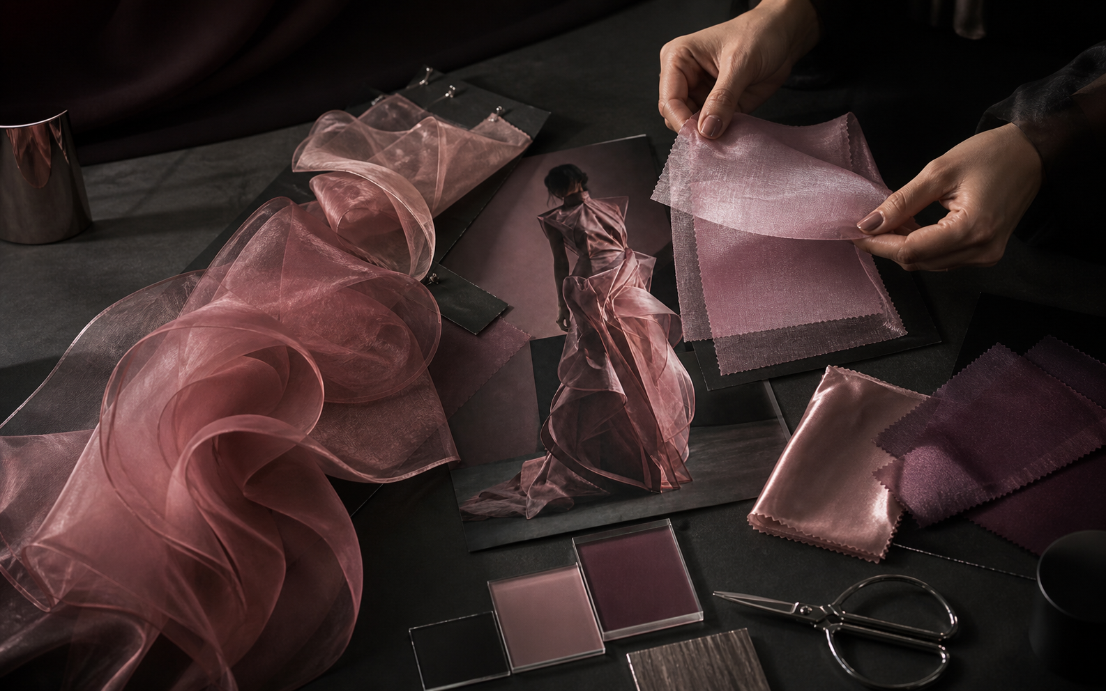 Selecting fabrics and colors for a Bana dress